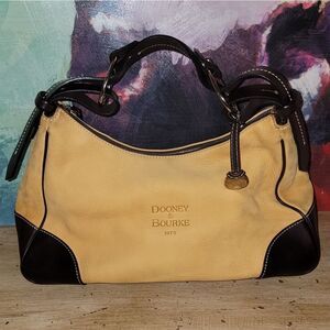 Dooney & Bourke 1975 Soft Leather Hobo Style Handbag Purse